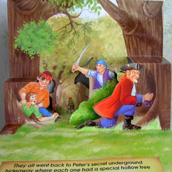 POP-UP BOOK, PETER PAN FAIRY TALE  VINTAGE 1999 GRANDREAMS , EXCELLENT CONDITION - Picture 3 of 5